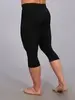 Штаны компрессионные 3/4 Barracuda Solid Black