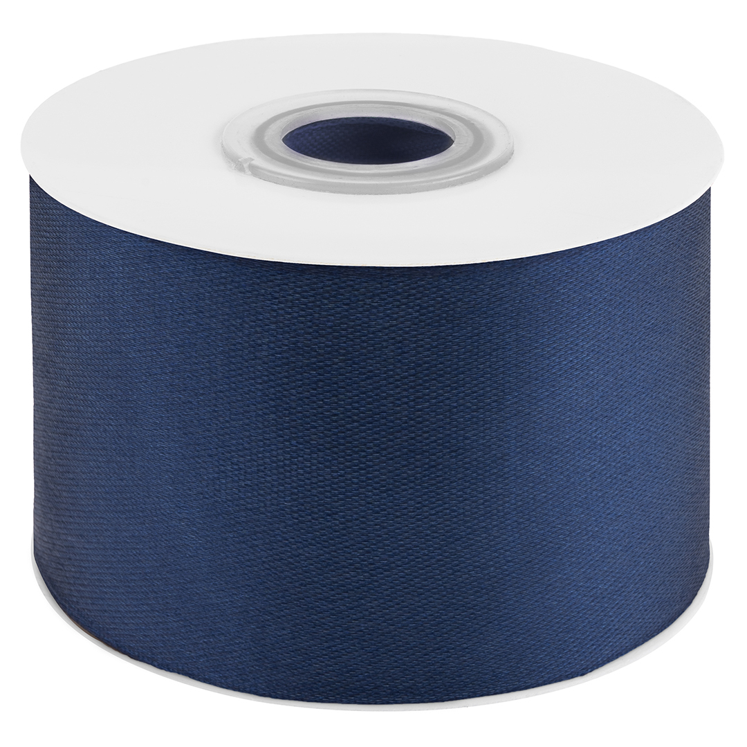 Лента Атласная (5см*22,85м) Темно-синий