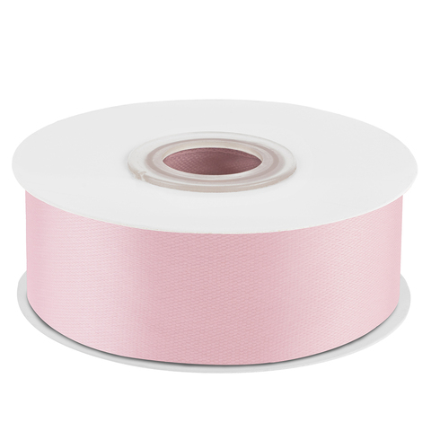Лента Атласная (2,5см*22,85м) Нежно-розовый.