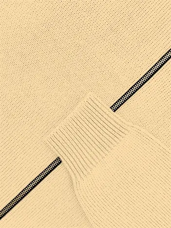 Толстовка на замке из шелка