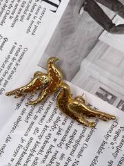 Серьги Скиап. Золотистые 