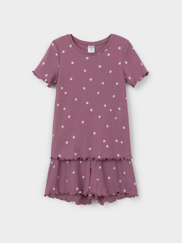 пижама  для девочки  К 1652/темная орхидея,поле с ромашками