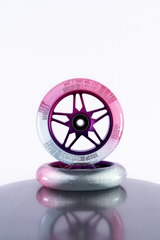 Набор колес HIPExtreme H3 mix 110*24 мм, фиолетовый/розовый/прозрачный