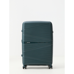 Чемодан полипропилен MIRONPAN Зеленый малахит (М+) 68х45х28(+3)см/3,4 кг/80л