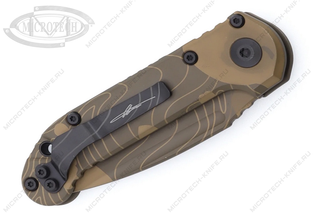 Нож Microtech LUDT 1135S-1TPBNCS-Z4 Topographic Badlands