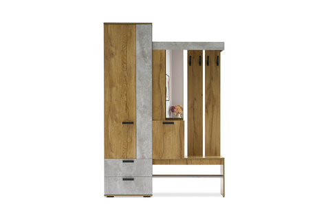 Прихожая Трамп крафт / бетон