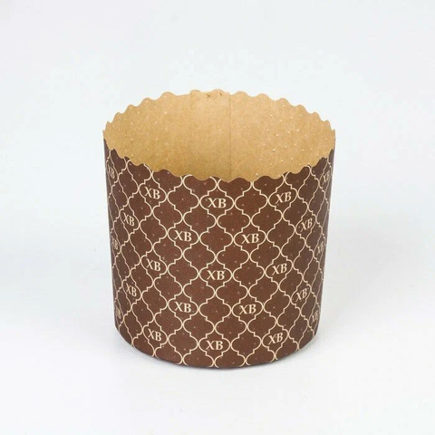 Форма бумажная для кулича «ХВ новая» (100гр, 70/60мм)