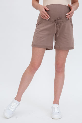 Шорты для беременных 15805 мокко