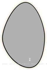 Aquanet 367659 Зеркало Контур ассиметрия 700х1000 LED ТХ, антипар, цв. черный (367659) фото