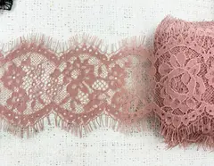 Кружево Французское, ш. 10,5 см, пыльная чайная роза