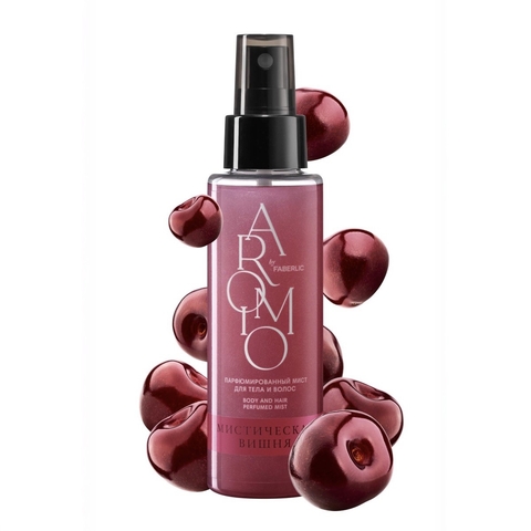 AROMIO Парфюмированный мист для тела и волос «Мистическая вишня» 100мл