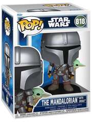 Funko POP! Star Wars: Mandalorian with Grogu (On Back) (818)
