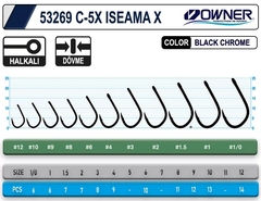 53269 № 04 Крючки OWNER С-5X Iseama X With Eye | продажа от 5 уп.