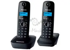 Радио-телефон Dect Panasonic KX-TG1612RUH темно-серый (2 трубки) АОН