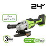 Угловая шлифовальная машина, аккумуляторная Greenworks Арт. 3200207, 24V, бесщеточная, без АКБ и ЗУ — фото 1