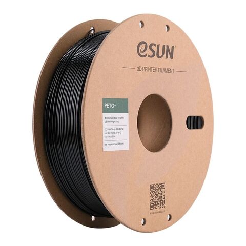 Пластик для 3D-печати eSUN PETG+, 1.75 мм, 1 кг, чёрный (Black), PETG+175B1P1
