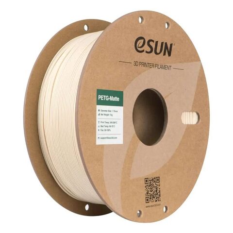 Пластик для 3D-печати eSUN PETG-Matte, 1,75 мм, 1 кг, алебастровый белый, PETG-MT175O-AW1Y1