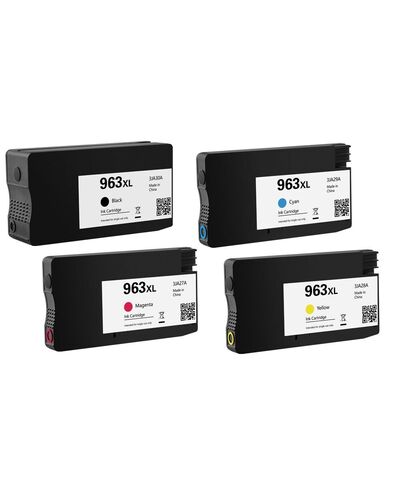 IC-H963XL_MP Комплект картриджей T2 для HP 963XL: черный, голубой, пурпурный, желтый