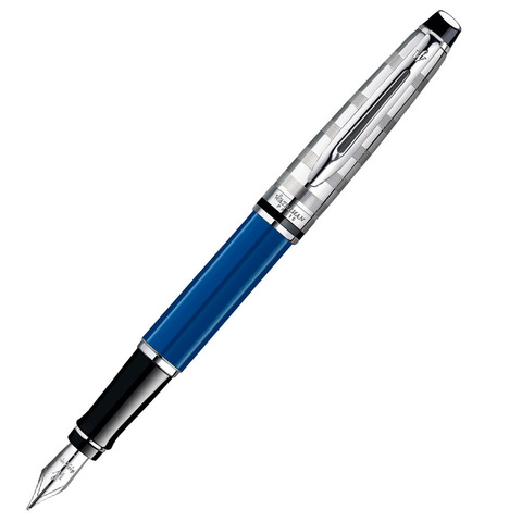 Набор подарочный Waterman Expert Deluxe Obsession Blue CT, F + чехол (1978713)