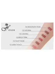 .FFleur L480 Стойкая жидкая матовая помада Long Lasting 8H тон 03 Bright pink