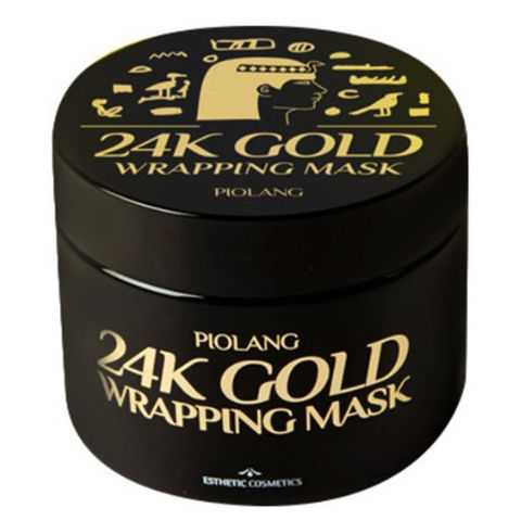 [ESTHETIC HOUSE] Маска для лица с 24 каратным золотом PIOLANG 24k GOLD WRAPPING MASK, 80 мл