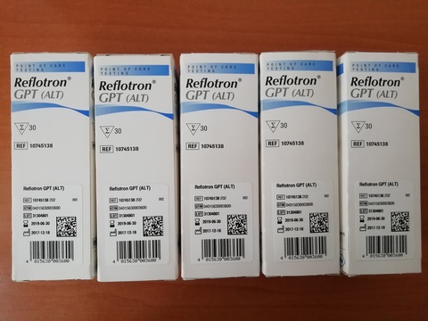 10745138202 Рефлотрон ГПТ/АЛТ (Reflotron GPT) 30шт/уп Roche Diagnostics GmbH, Germany/Рош Диагностика Рус, Германия