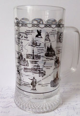 Кружка пиво 0,33 Карта СПб чб