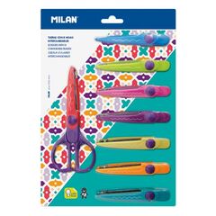 Qayçı \ ножницы  BLISTER ZIGZAG SCISSORS 8 BLADES INTERCH