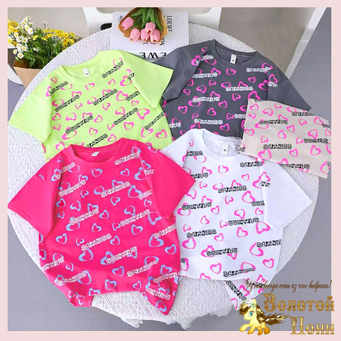 Футболка девочке (4-8) 250416-SW713