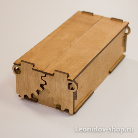 Прямоугольная деревянная коробка  Дуэт