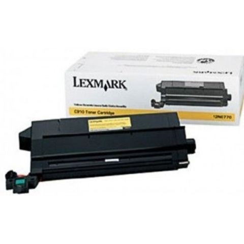 Картридж для принтеров Lexmark C910, C912 желтый (yellow). Ресурс 14000 стр (12N0770)