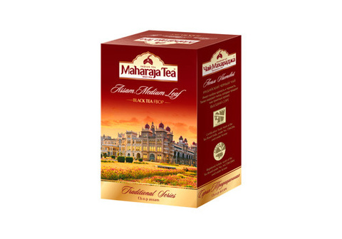 Индийский чай Махараджа  чёрный средний лист, 100г