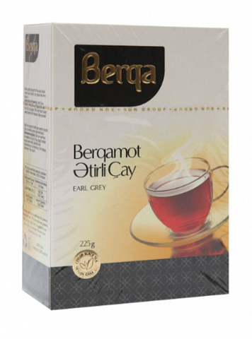 Çay \ Чай \ Tea Berqa Earl Grey qara çay 225 q