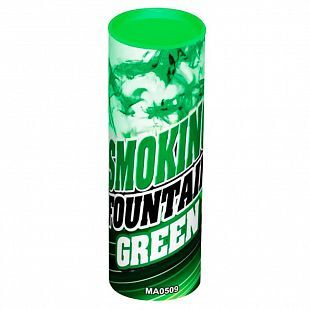 Цветной дым, 30 сек., 12 см, Зеленый, 1 шт.