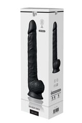 Черный фаллоимитатор-гигант XXL Dildo - 38 см. - 