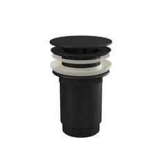 Ravak X01762 Донный клапан без перелива (чёрный матовый) фото