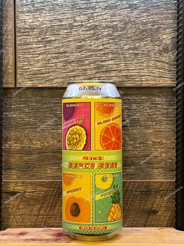 Stamm Beer /// Super Sour 4 в 1 Passion+orange+apricot+pinaple 0,5 л. ж/б