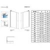Radaway 10319104-04-01L Modo SL White II 100 Left
