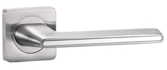 Ручки дверные алюминиевые V51D AL (матовый никель/зеркальный)