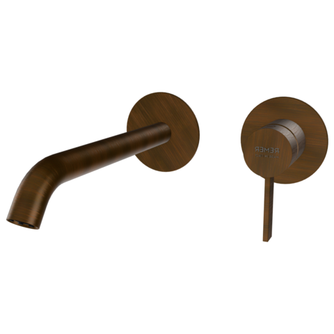 Remer MC15PLWBBR Смеситель для раковины Remer Metrica MC15PLWBBR, бронза масляная