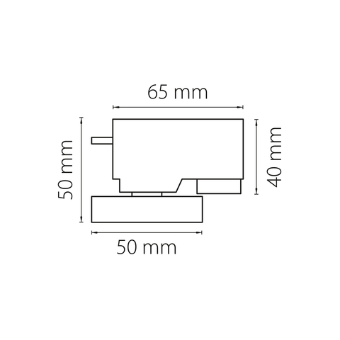 Трековое крепление с 1-фазным адаптером к 05101x/05105х/21444x Asta Lightstar 592017