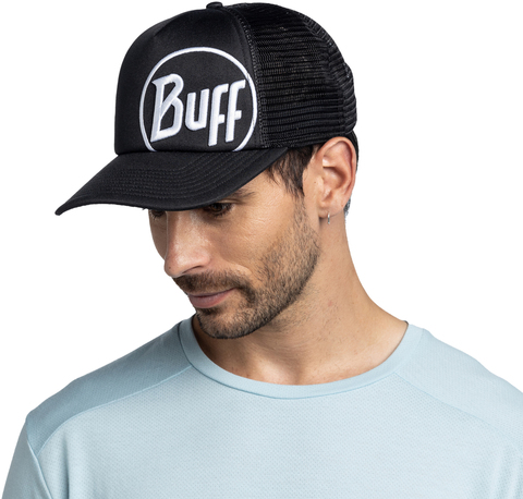 Картинка кепка Buff Trucker Cap Logo Black - 2