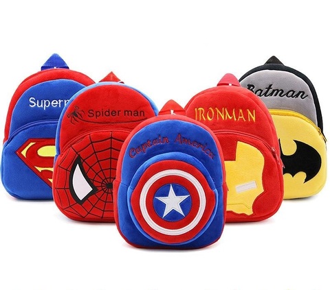 Супергерои рюкзак плюшевый в ассортименте