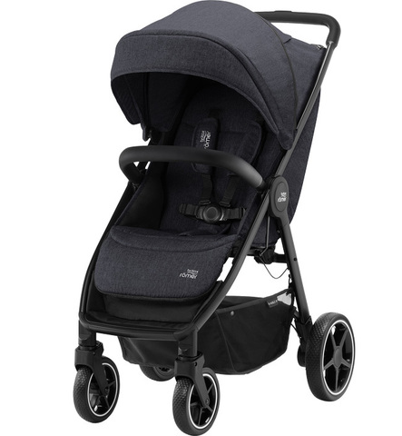 Britax Roemer B-Agile R, Black Shadow/Black (прогулочная)