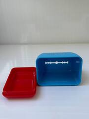 Бокс для утилизации лезвий после бритья синий