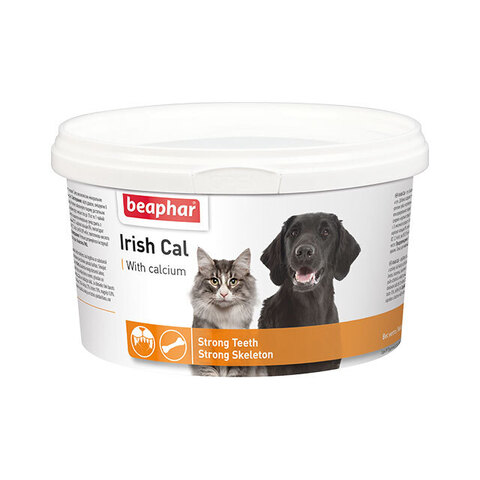 Beaphar Irish Cal минеральная смесь с повышенным содержанием кальция для собак и кошек, уп. 250 г