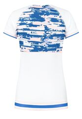 Женская теннисная футболка K-Swiss Tac Hypercourt Round Neck Top - white/print