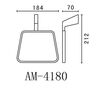 Art&Max AM-4180 Полотенцедержатель Хром