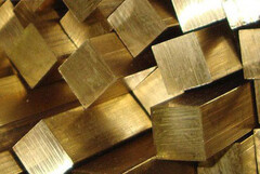 Квадрат латунный ЛС59.