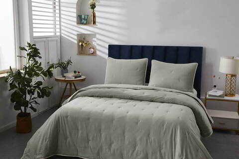 Покрывало 160х220 и наволочка 50х70 Sofi De MarkO Эрика бежевое